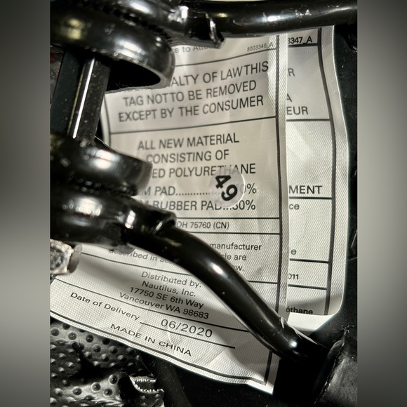 Schwinn/TINGBO/Bowflex STYLE Non Branded Bike Saddle Replacement DD-6619 Red•Blk - Picture 9 of 9